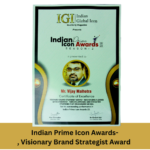 Vijay Malhotra: Visionary Brand Strategies Award Certificate