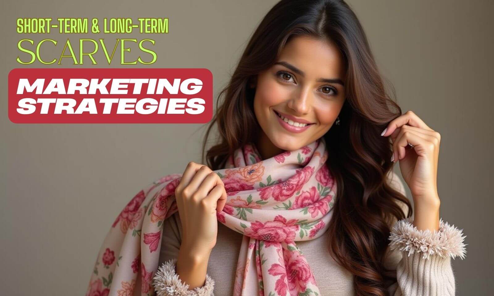 Colorful scarves displayed with traditional and modern Indian outfits showcasing versatility and cultural elegance